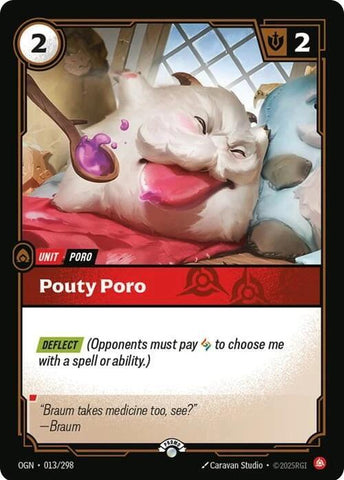 Pouty Poro (013/298) [Riftbound Organized Play Promotional Cards]