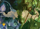 Trystan's Command Art Card (Gold-Stamped Planeswalker Symbol) [Lorwyn Eclipsed Art Series]