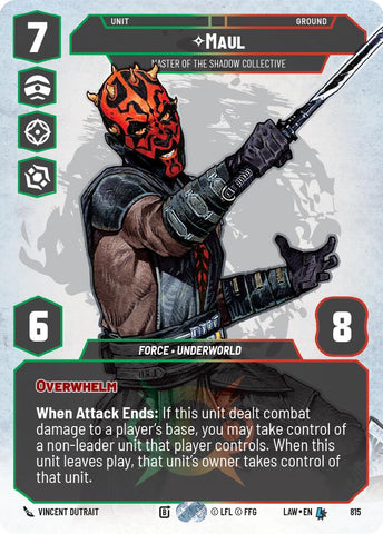 Maul - Master of the Shadow Collective (Prestige) (815) (815) [A Lawless Time]
