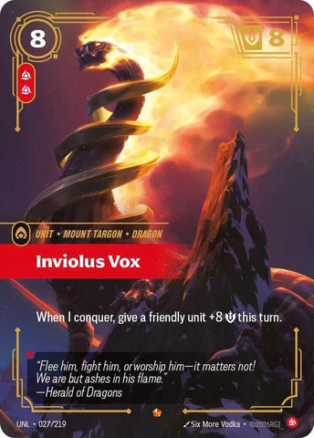 Inviolus Vox (027/219) [Unleashed]