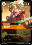 Master Yi - Tempered (Alternate Art) (113a/219) [Unleashed]