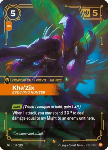 Kha'Zix - Evolving Hunter (119/219) [Unleashed]