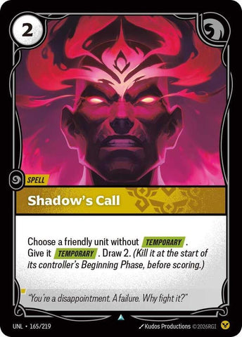 Shadow's Call (165/219) [Unleashed]