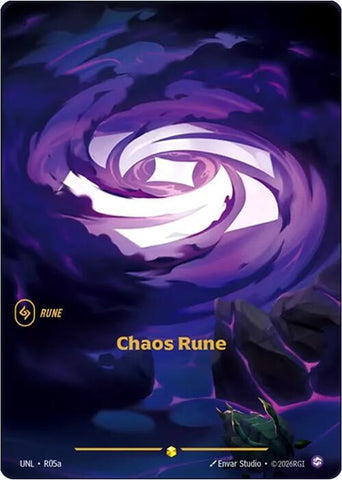 Chaos Rune (Alternate Art) (R05a) [Unleashed]