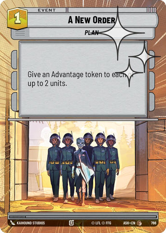 A New Order (766) (Hyperspace Foil) (766) [Ashes of the Empire]