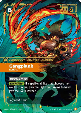 Gangplank - Naval (Overnumbered) (181/166) [Vendetta]
