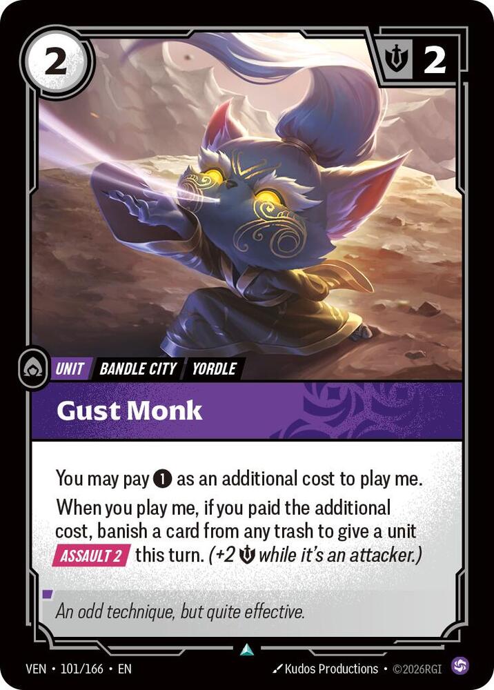 Gust Monk (101/166) [Vendetta]