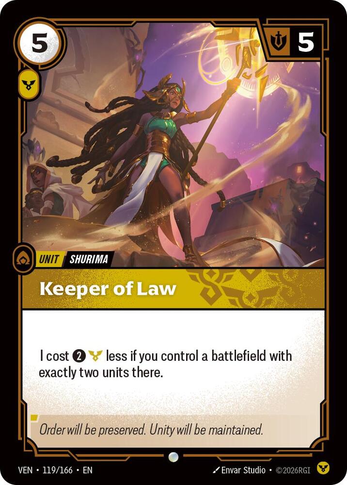 Keeper of Law (119/166) [Vendetta]