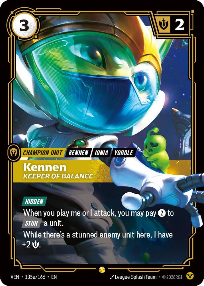 Kennen - Keeper of Balance (Alternate Art) (135a/166) [Vendetta]