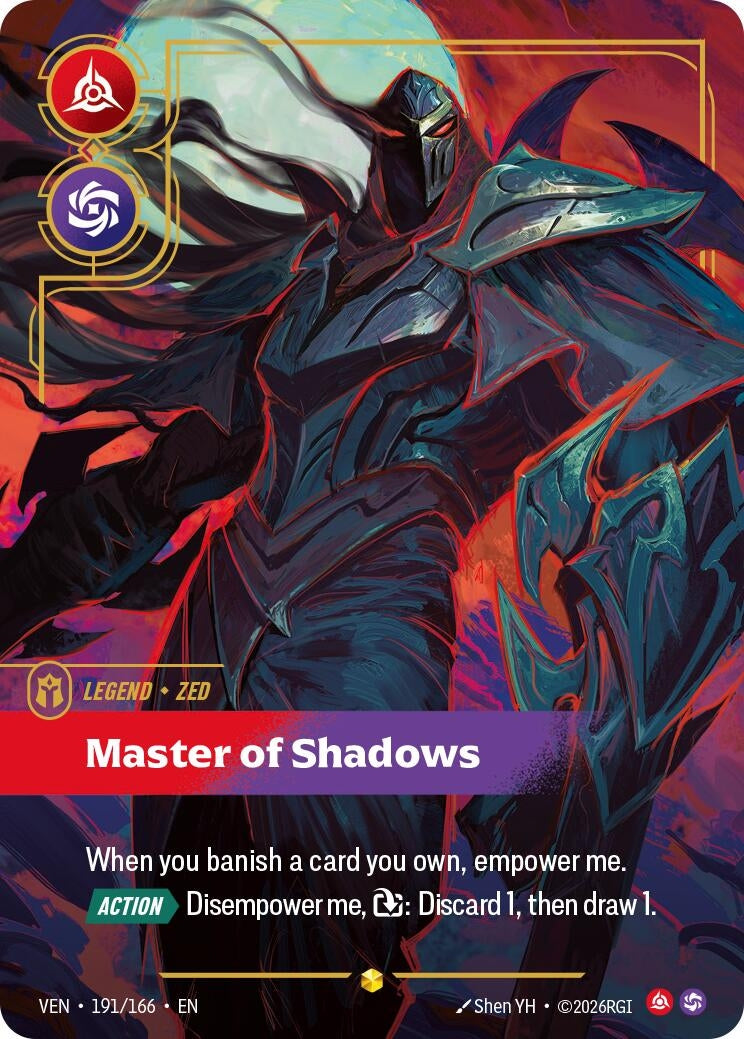 Zed, Master of Shadows (Overnumbered) (191/166) (VEN)