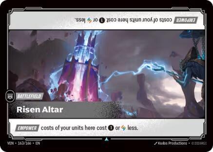 Risen Altar (163/166) [Vendetta]
