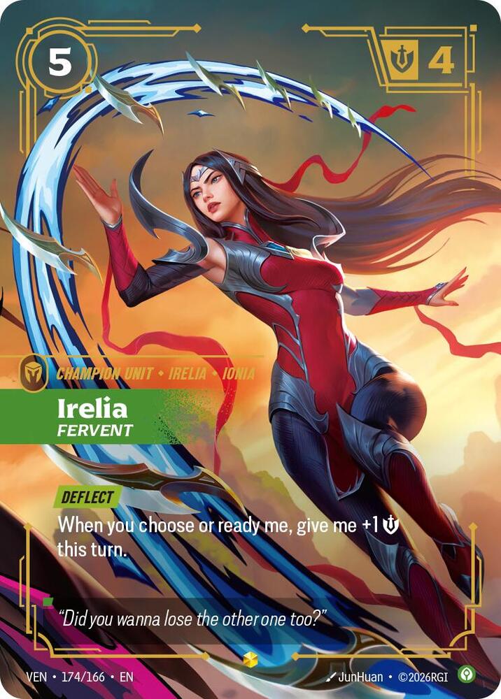 Irelia - Fervent (Overnumbered) (174/166) [Vendetta]