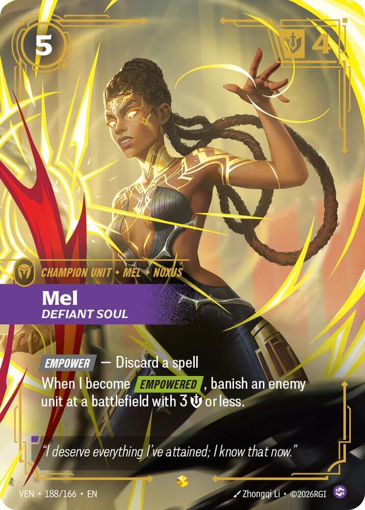 Mel - Defiant Soul (Overnumbered) (188/166) [Vendetta]