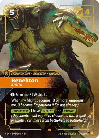 Renekton - Brute (092/166) [Vendetta]