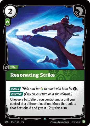 Resonating Strike (034/166) [Vendetta]