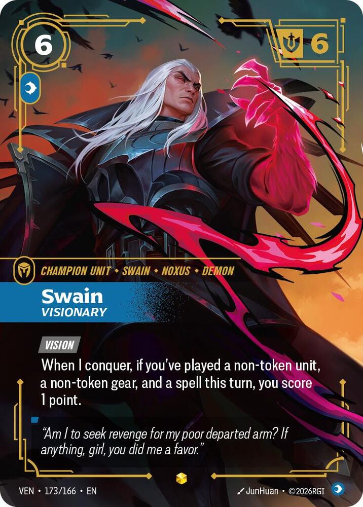 Swain - Visionary (Overnumbered) (173/166) [Vendetta]