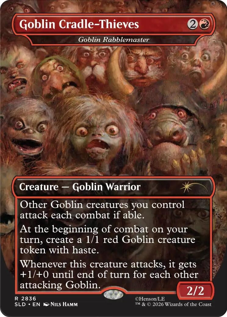 Image for Goblin Cradle-Thieves - Goblin Rabblemaster (2836) (SLD) - Magic: The Gathering