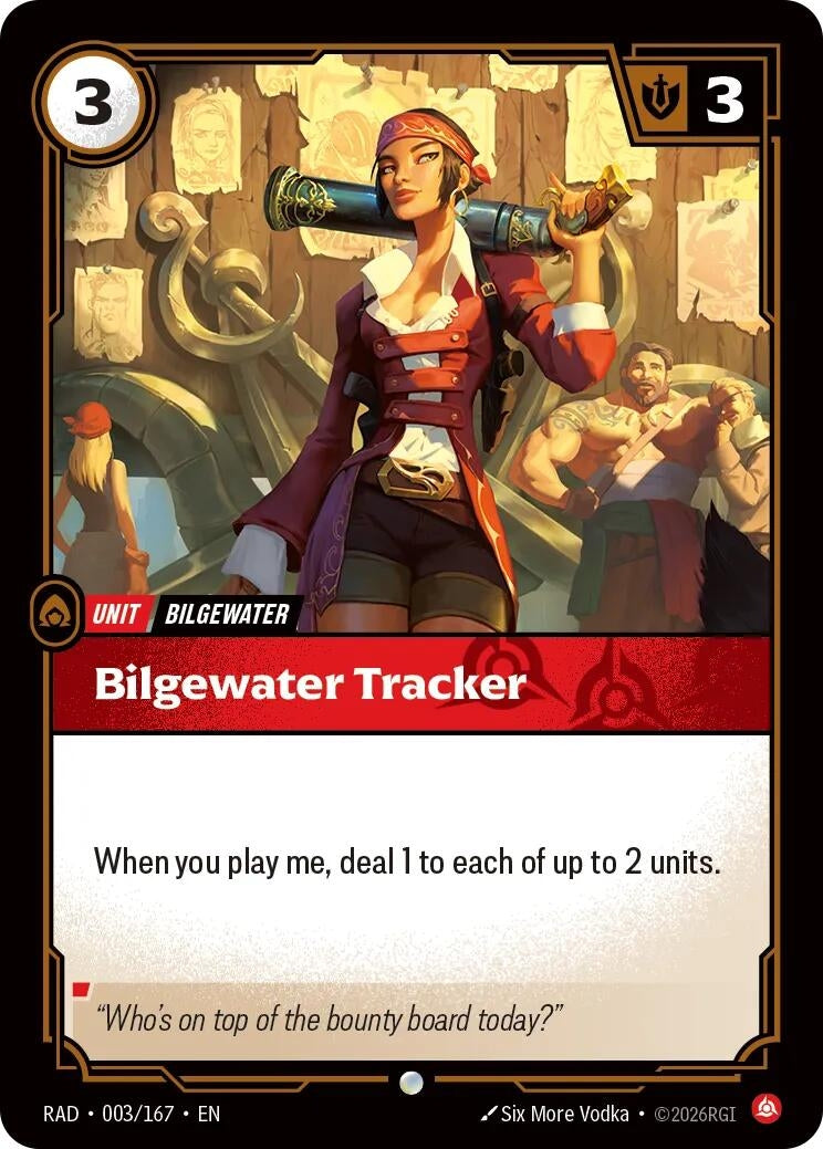 Bilgewater Tracker (003/167) (RAD)