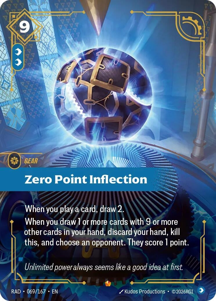 Image for Zero Point Inflection (069/167) (RAD) - Riftbound: League of Legends Trading Card Game