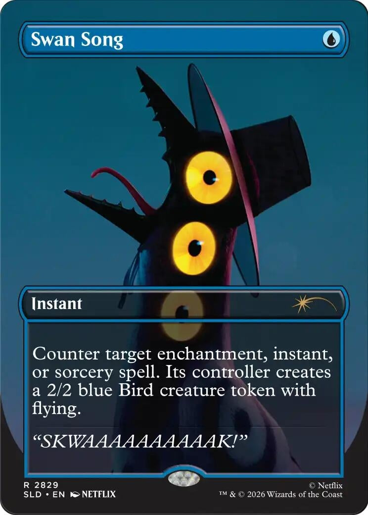 Image for Swan Song (2829) (2829) (SLD) - Magic: The Gathering