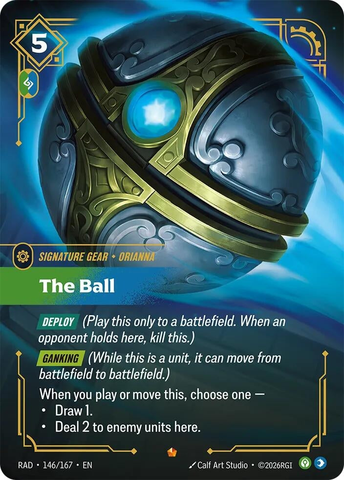 Image for The Ball (146/167) (RAD) - Riftbound: League of Legends Trading Card Game