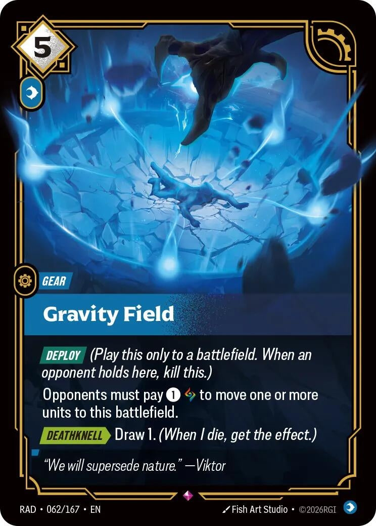 Image for Gravity Field (062/167) (RAD) - Riftbound: League of Legends Trading Card Game