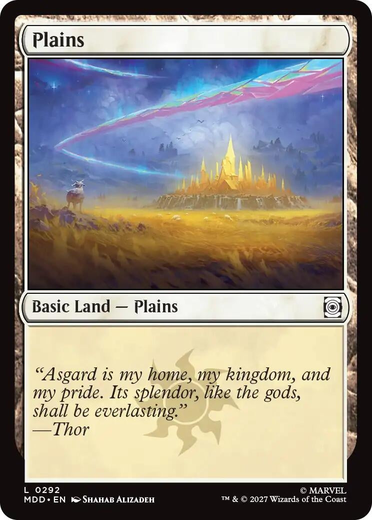 Image for Plains (0292) (292) (MDD) - Magic: The Gathering