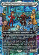 Image for Captain Benjamin Sisko (Borderless) (344) (TRK) - Magic: The Gathering