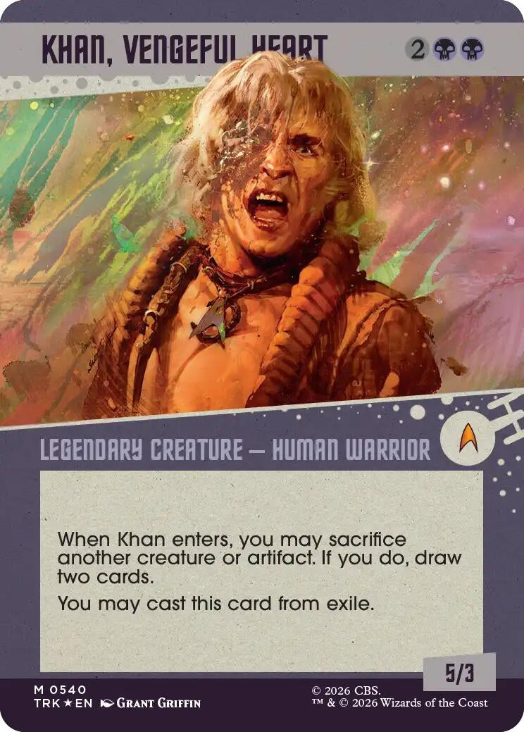 Image for Khan, Vengeful Heart (Showcase) (Surge Foil) (540) (TRK) - Magic: The Gathering