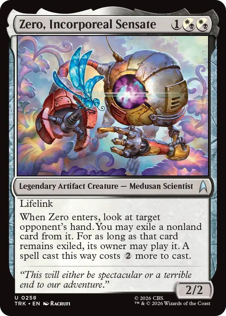 Image for Zero, Incorporeal Sensate (258) (TRK) - Magic: The Gathering