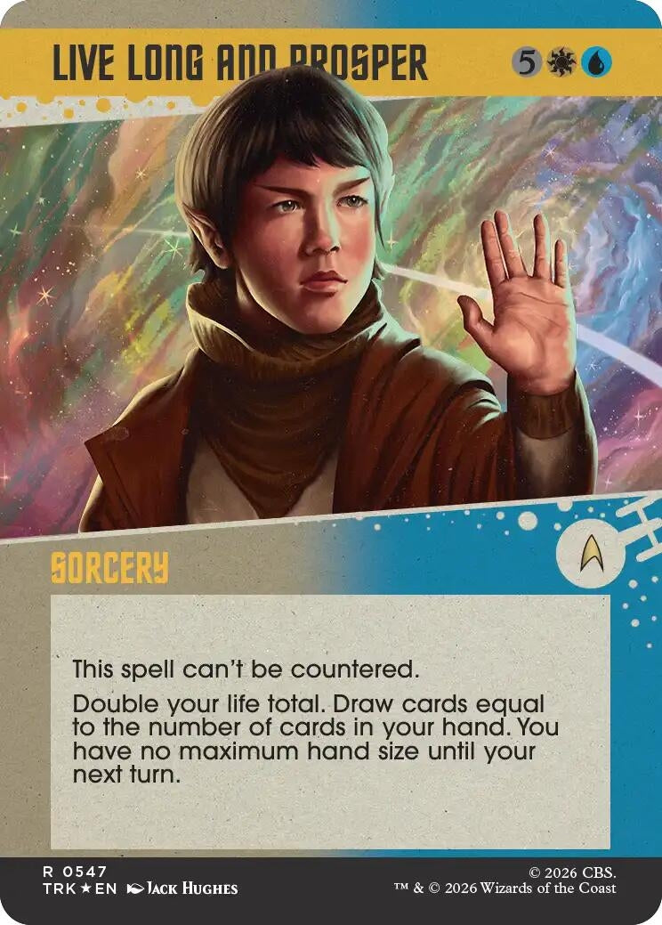 Image for Live Long and Prosper (Showcase) (Surge Foil) (547) (TRK) - Magic: The Gathering