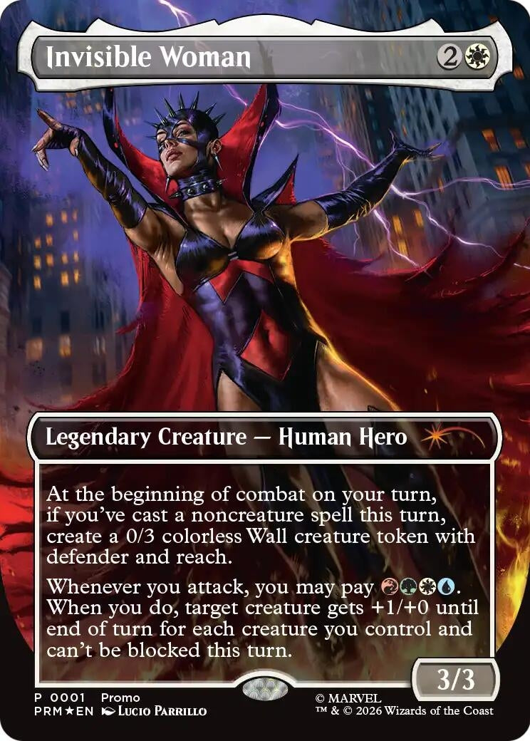 Image for Invisible Woman (Borderless) (1) (UMP) - Magic: The Gathering