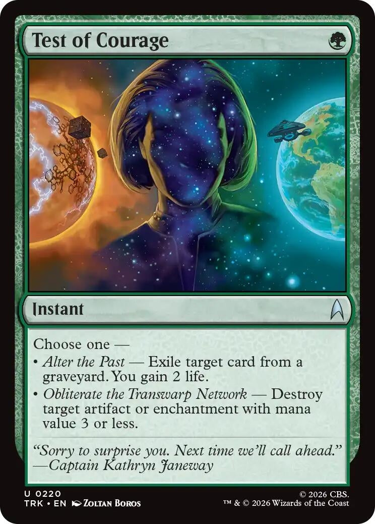Image for Test of Courage (220) (TRK) - Magic: The Gathering