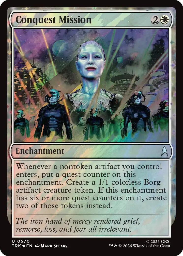 Image for Conquest Mission (Surge Foil) (570) (TRK) - Magic: The Gathering