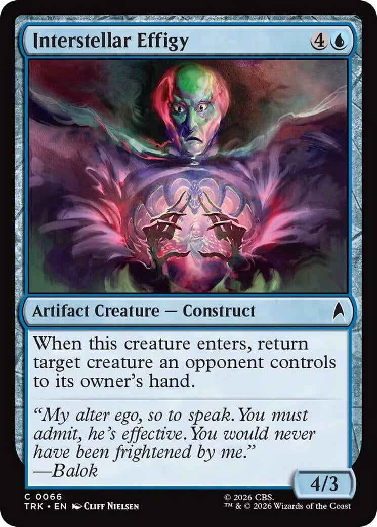 Image for Interstellar Effigy (66) (TRK) - Magic: The Gathering