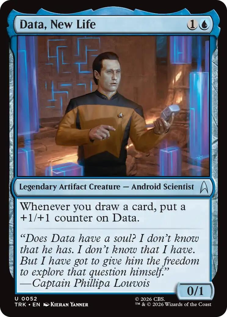 Image for Data, New Life (52) (TRK) - Magic: The Gathering