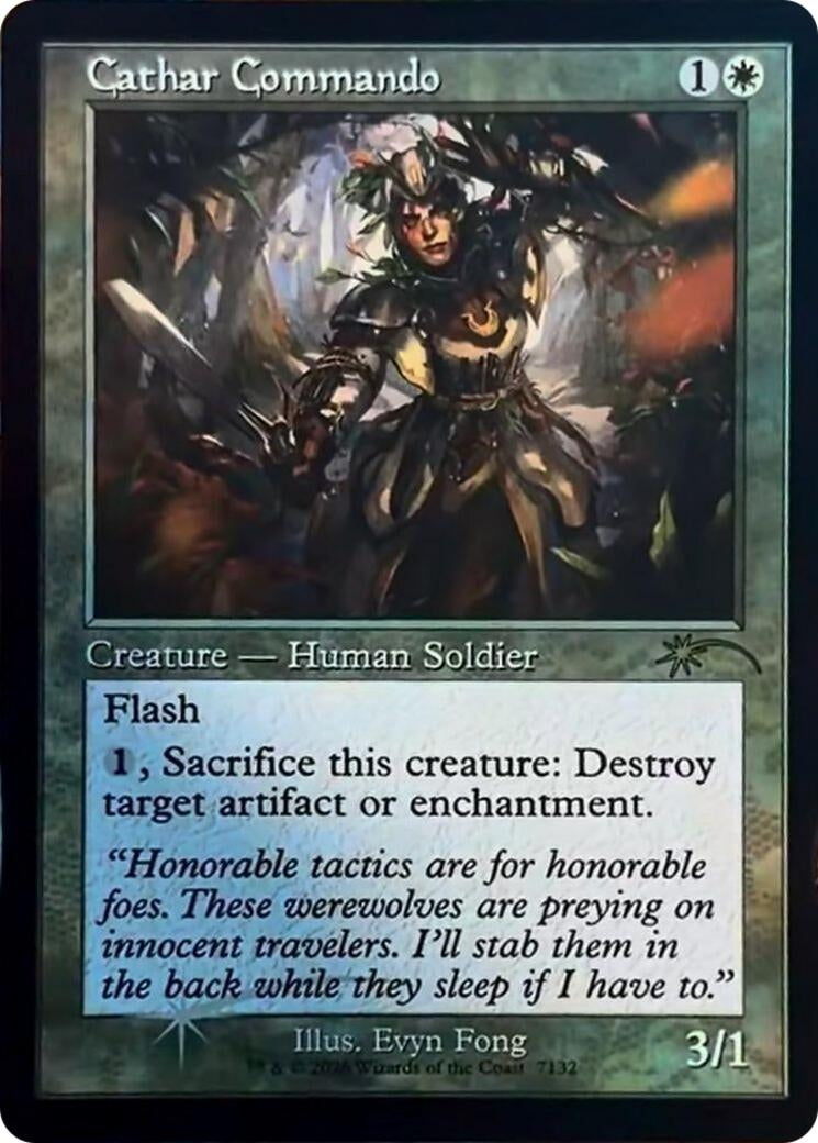 Image for Cathar Commando (Retro Frame) (7132) (SLD) - Magic: The Gathering