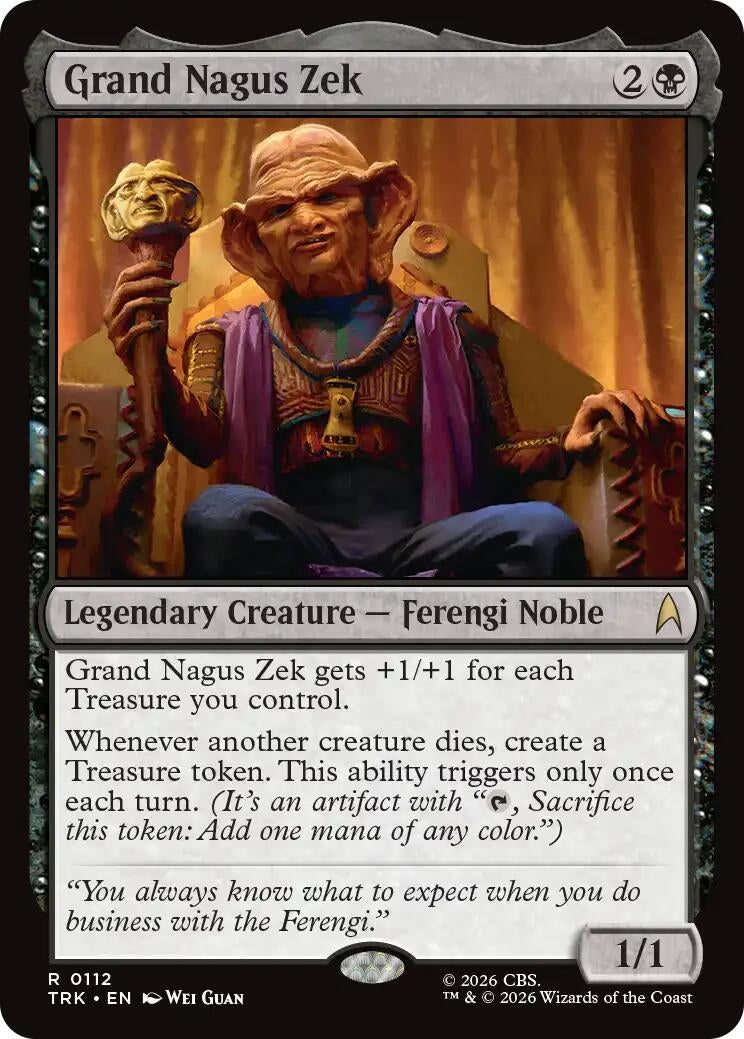 Image for Grand Nagus Zek (112) (TRK) - Magic: The Gathering