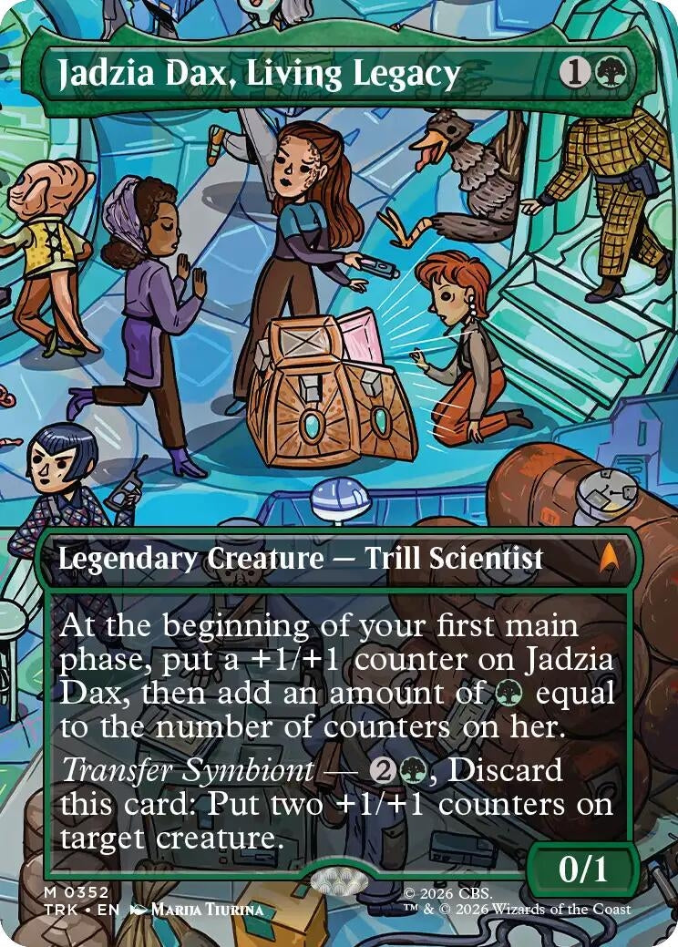 Image for Jadzia Dax, Living Legacy (Borderless) (352) (TRK) - Magic: The Gathering