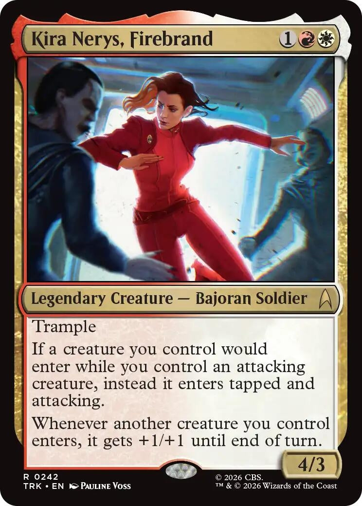 Image for Kira Nerys, Firebrand (242) (TRK) - Magic: The Gathering