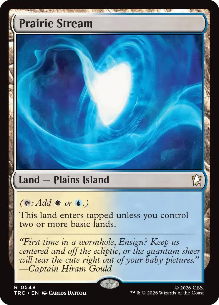Image for Prairie Stream (Surge Foil) (548) (TRC) - Magic: The Gathering