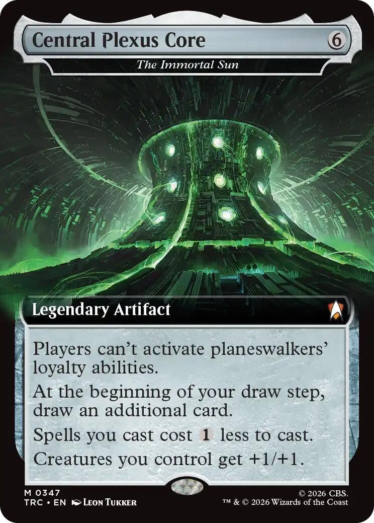 Image for Central Plexus Core - The Immortal Sun (Extended Art) (347) (TRC) - Magic: The Gathering