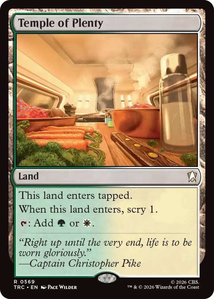 Image for Temple of Plenty (Surge Foil) (569) (TRC) - Magic: The Gathering