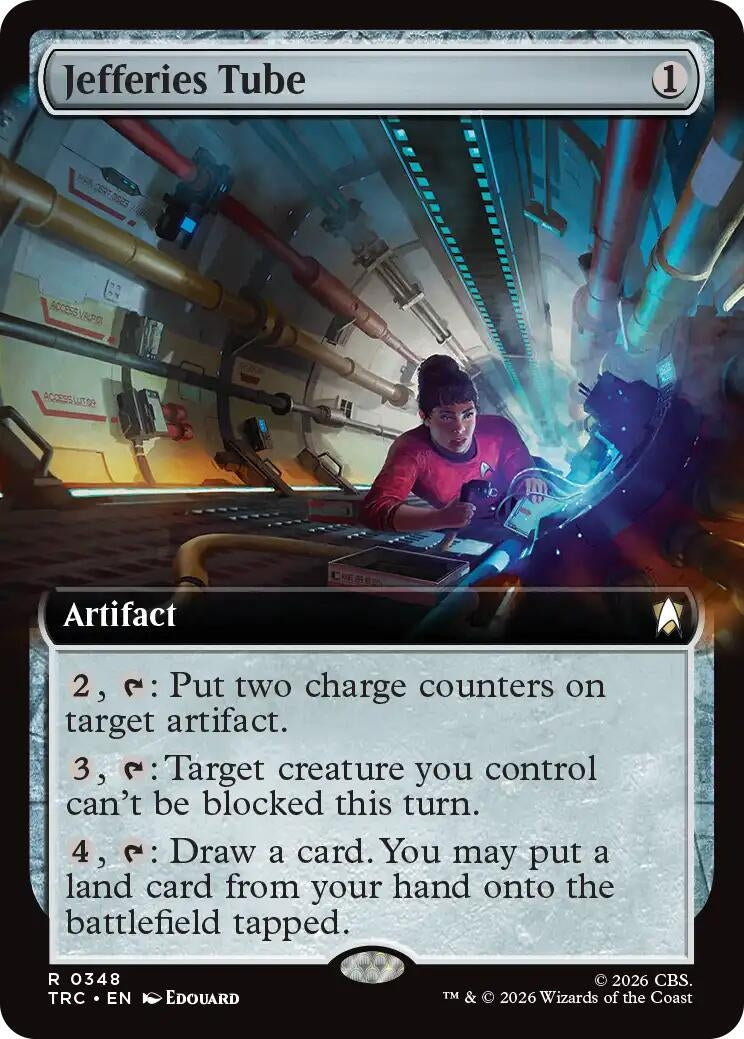 Image for Jefferies Tube (Extended Art) (348) (TRC) - Magic: The Gathering