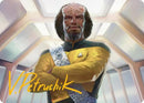 Image for Worf, Honor-Bound Warrior Art Card (Gold-Stamped Signature) (25) (ASTRK) - Magic: The Gathering