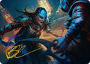 Image for L'Rell, Fierce Visionary Art Card (Gold-Stamped Signature) (33) (ASTRK) - Magic: The Gathering