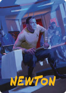 Image for Captain Kirk, Boldly Going Art Card (Gold-Stamped Signature) (35) (ASTRK) - Magic: The Gathering