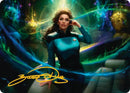 Image for Cmdr. Troi, Outgoing Empath Art Card (Gold-Stamped Signature) (36) (ASTRK) - Magic: The Gathering