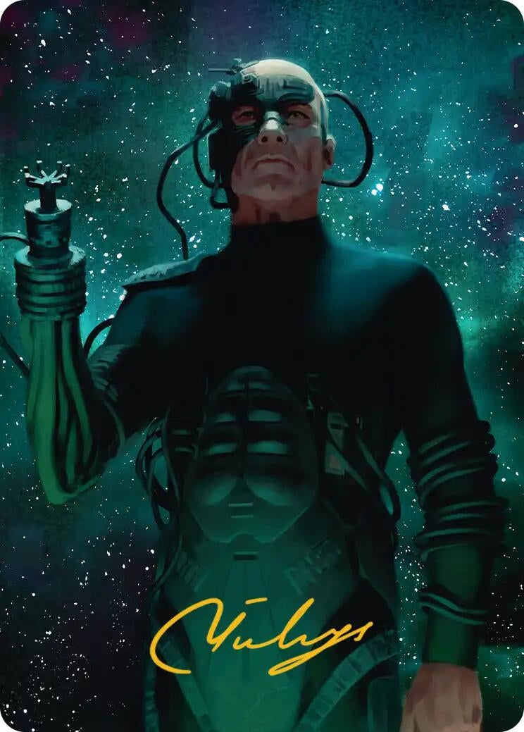Image for Locutus of Borg Art Card (Gold-Stamped Signature) (42) (ASTRK) - Magic: The Gathering