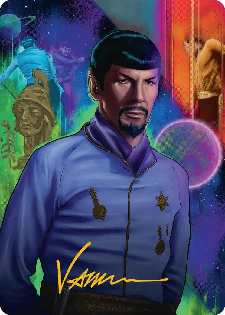 Image for Spock, Mirror Malefactor Art Card (Gold-Stamped Signature) (51) (ASTRK) - Magic: The Gathering